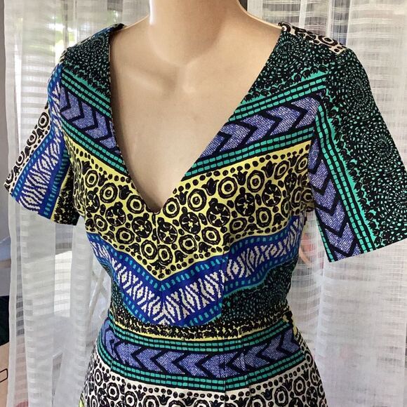 Plenty by Tracy Reese for Anthropologie New Moon Geo Dress Women’s 2 - Picture 7 of 10